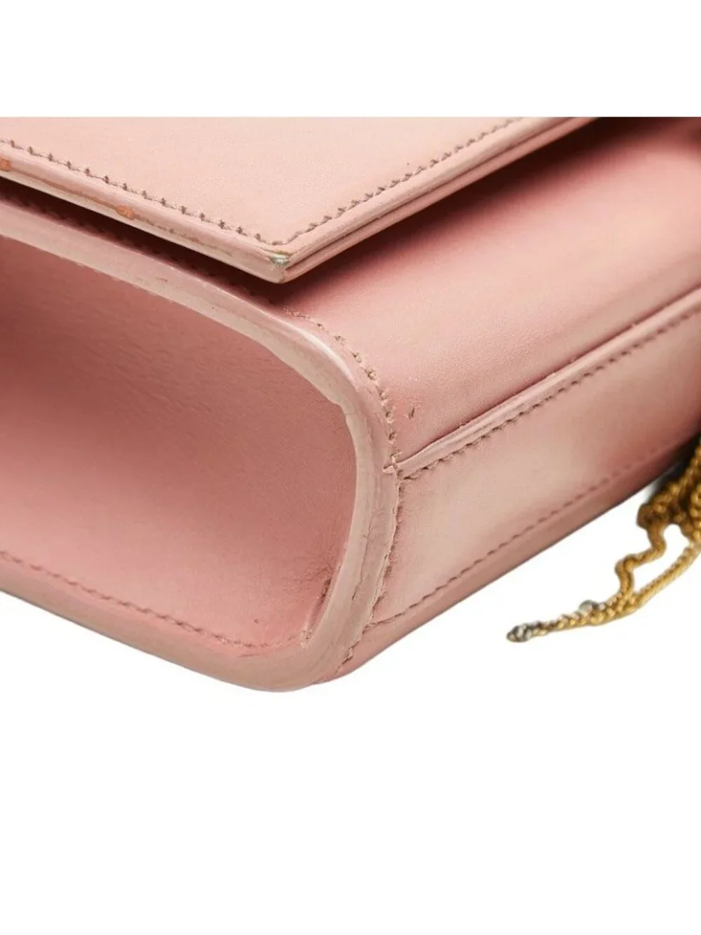 Saint Laurent YSL Monogram Classic Kate Small Mini Chain Shoulder Bag Pink